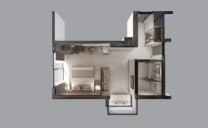 Junior Suite Kara Manzaralı